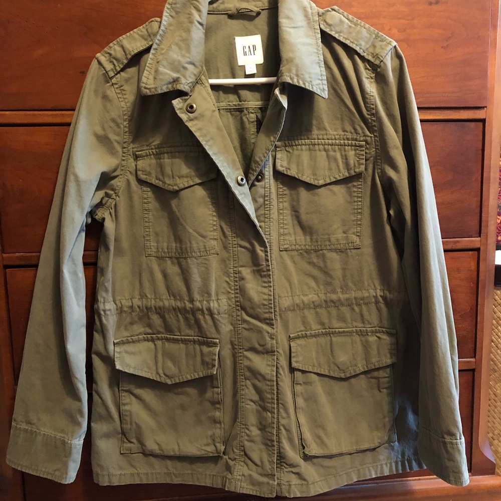 Gap green cargo jacket